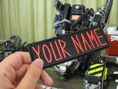 Custom NAME TAGPersonalised Embroidered PATCH For Ghostbusters Uniform Iron On • £4.97