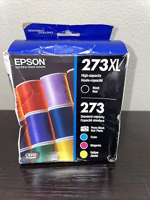 Epson 273XL Black 273 Standard-Capacity Photo Black & Color Exp 4/23 • $29.99