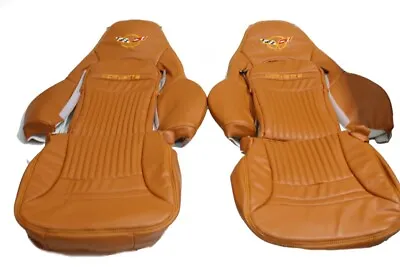 Corvette C5 Sports 1997-2004 Brown Synthetic/Fuax Leather Car Seat Covers • $270