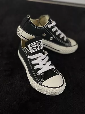 Converse - All Star Youth 3J235C Size UK 10 Black - RRP £35 • £20