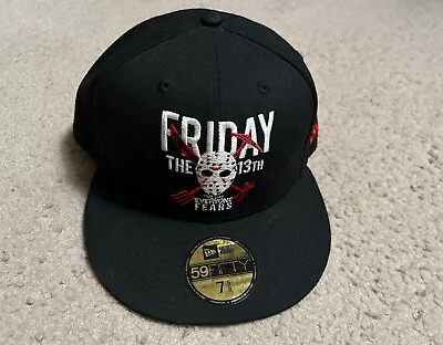 Friday The 13th  Day Everyone Fears  NEW ERA 59FIFTY Horror Hat 7 5/8 60.6cm • $75