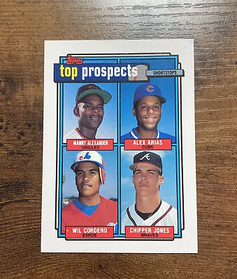 1992 Topps Chipper Jones ROOKIE RC Top Prospects #551 Braves / Quantity • $0.99
