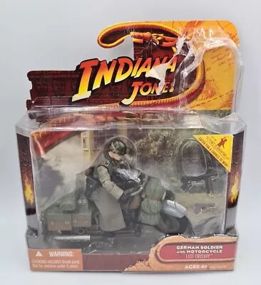 Indiana Jones Last Crusade German Soldier With Motorcycle Toy Figurine • $89.95