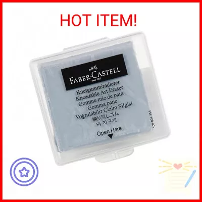 Faber-Castell Kneaded Eraser With Case Grey • $6.85