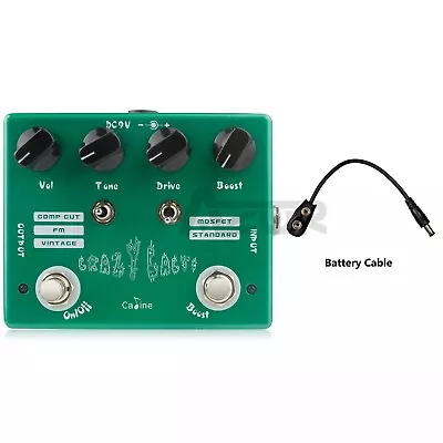 Caline Pedal CP20 Guitar Pedal Crazy Cacti Guitar Effect Pedal Overdrive Pedal • $52.51