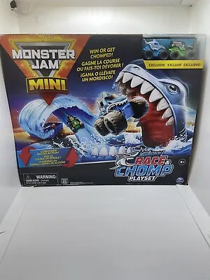 Monster Jam Mini Megalodon Race And Chomp Play Set • £16.74