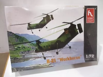 Hobby Craft H-21 Piasecki Workhorse Helicopter Model Kit HC2304 1:72 Scale New • $25
