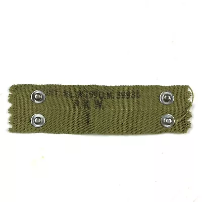 Original Wwii Us M1 Helmet Liner Nape Neck Strap Od3 Cotton Webbing Web Size 1 • £19.24