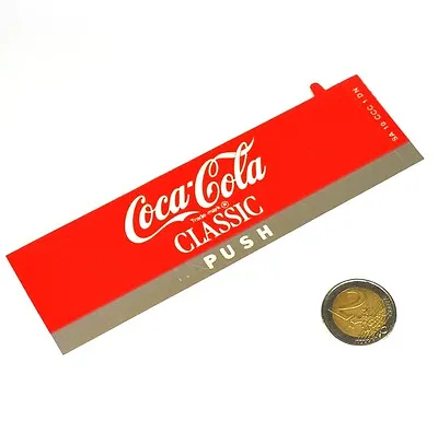 Vintage Coca-Cola Cavalier Vending Machine Label Sign Tag SA10 • £10.88