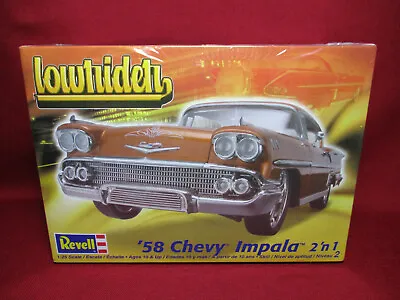 1958 Chevy Impala Hardtop Lowrider Custom 58 Revell-Monogram 1:25 Model Kit Car • $99.99