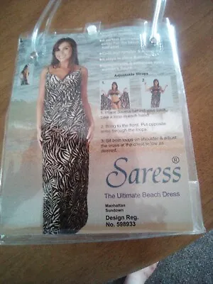 £10 • Buy Saress Manhattan Sundown Beach Maxi Dress Size L