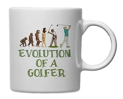 Evolution Of A Golfer Mug - Funny Golfing Mug For Men Perfect Golf Present • £8.79