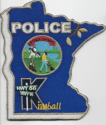 Colorful State Shape Kimbal Police State Minnesota MN • $7.99