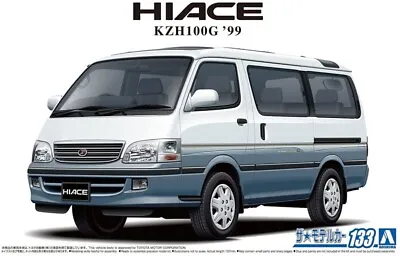 Aoshima 1/24 The Model Car(133)Kit Toyota Hiace KZH100G Super Custom G Mini Van • $30.90