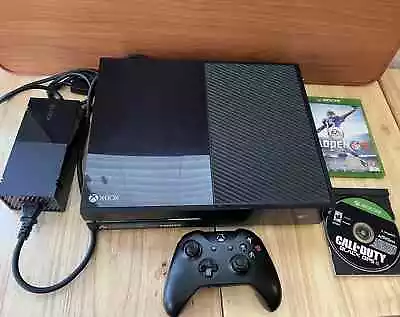 Xbox One 2014 Model 1525 Console W/ Controller And 2 Games Tested And Working • $139.99