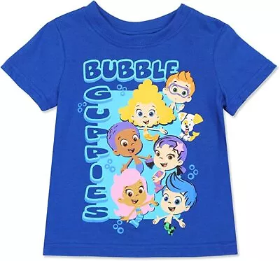 Boys Bubble Guppies 2T 3T Short Sleeve T-Shirt Nickelodeon New Clearance • $7.97