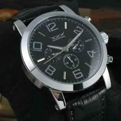 Jaragar Luxury Men Business Automatic Mechanical Date Display Sport  Wrist Watch • £21.19