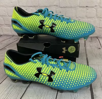 Under Armour Corespeed Force FG Soccer Cleats Color Bright Yellow Black US 10 • $79.95