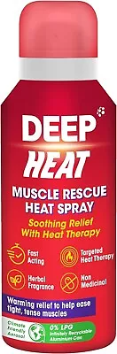 Deep Heat Muscle Therapy Soreness Pain Spray - Fast Acting Soothing Relief • £7.99