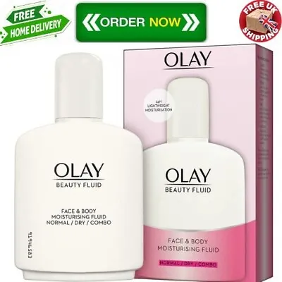 Olay Beauty Fluid Face And Body Moisturiser With Glycerin 200 Ml (Pack Of 1) • £7.88