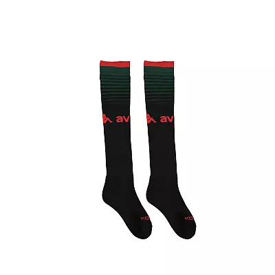 Aston Villa Football Socks (Size 2-4y) Kid's Kappa Black Third Socks - New • £3.99