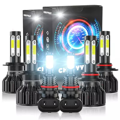 For Toyota MR2 Spyder 2003 2004 2005 LED Headlight Hi Lo + Fog Light Bulbs White • $35.99