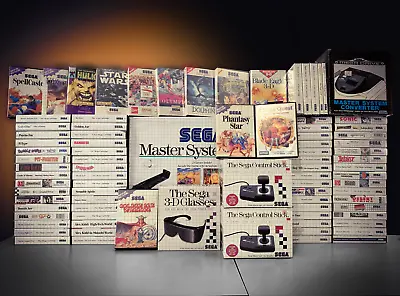 Sega Master System 🌈RaReST🌈 Collectors Console / Game / Accessories Bundle • $12459.11