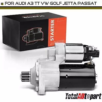 Starter Motor For Audi A3 TT Volkswagen GTI Jetta Beetle 1.1 KW 12 Volt CCW 11T • $63.99