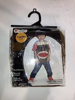 Sock Monkey New In Package Size S (2T) Boy Girl Toddler Costume • $8