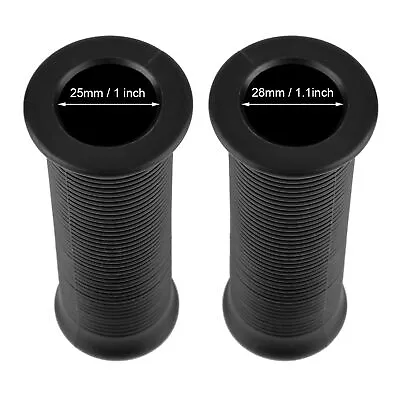 Pair Of 1inch 25mm/ 1.1inch 28mm Motorcycle Vintage TPU Handle Handlebar Grip • $10.67