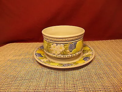 Metlox Poppytrail China Florence Pattern Gravy Boat With Attached Underplate • $16.95