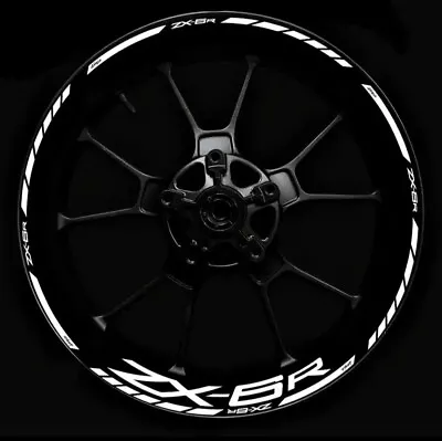 For Kawasaki Ninja ZX6R Wheel Hub Rim Decal High Quality Reflective Sticker • $24.99