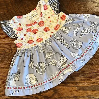 Matilda Jane Baby Girls Size~3 Months Circus Berries Floral Short Sleeve Dress • $12.50