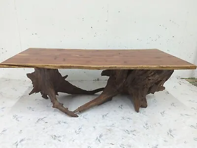 Cedar Driftwood Coffee Table Mid-century • $400