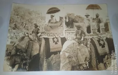 Maharaja Of Gwalior On Dussara Procession RARE  PHOTOGRAPH Size 8.2/5.6   Inchs • $95