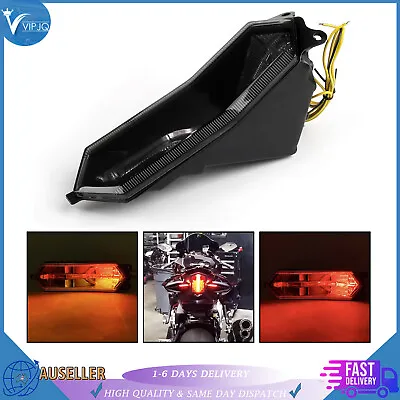 Tail Light Integrated Turn Signals For Yamaha YZF R6 R1 R1S R7 2015-2022 Smoke • $76.88