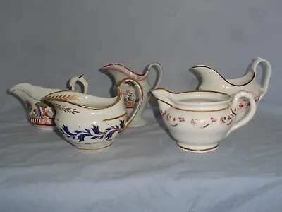 English Porcelain Creamers : Hilditch Newhall Coalport Derby • £15