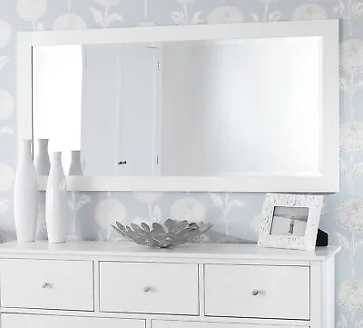 £127.39 • Buy EDWARD HOPPER Large White Wall Mirror, Large Mirror,140cm 4.6FT Wide, QUALITY