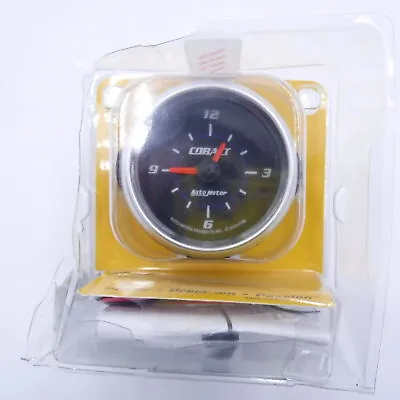 AutoMeter Universal Cobalt Illuminated Analog Clock Gauges 6186 2-1/16  • $129.99