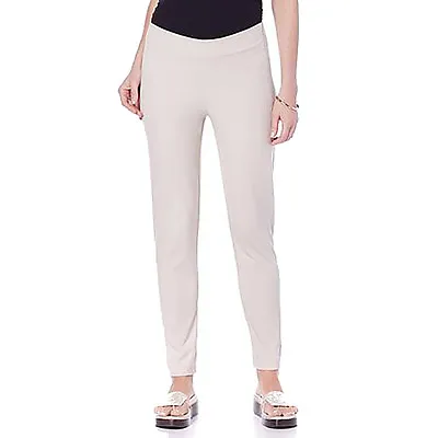 Sigrid Olsen Studio Women's Bi-Stretch Slim Seam HSN Pants Khaki Size 14 16  $89 • $21.95