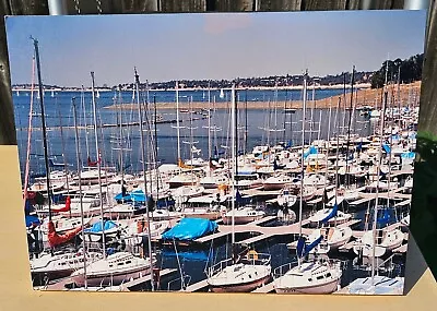 Polystyrene Board Mounted Picture MArina Bay Yacht Harbor • $9.99