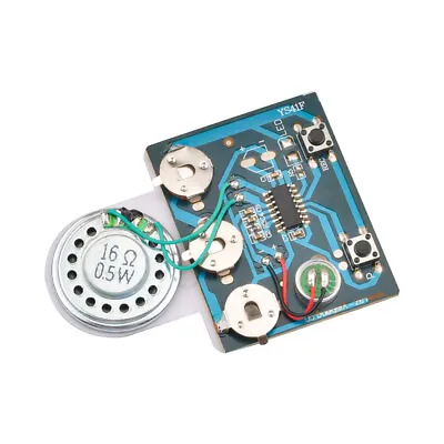 £3.59 • Buy 30s Greeting Card Recordable Voice Chip Music Box Sound Module Musical DIY Gift