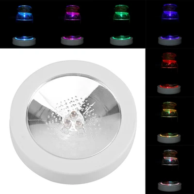 $7.63 • Buy Cup Wine Bottle Coaster With Changing LED Light White Shell Colorful Light MX