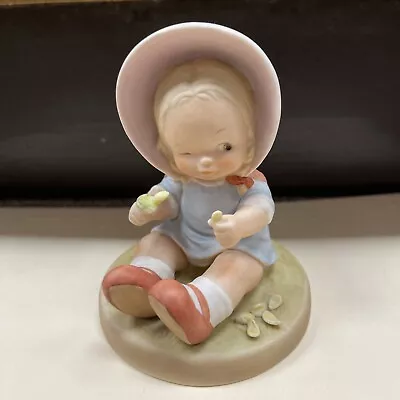 Memories Of Yesterday Figure “Luck At Last-He Loves Me!” New Enesco No Box 1989 • $50