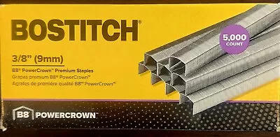 Bostitch B8® PowerCrown™ Premium Staples - 3/8  (9mm) - 5000 Pk • $5.99