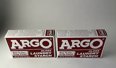 £35.06 • Buy ARGO Gloss Laundry Starch Expired 6/2018 2 One Pound Boxes New
