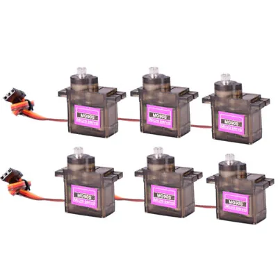 6 Pack MG90S Metal Gear Micro Servo For Boat Car Plane RC Helicopter Arduino • $17.95