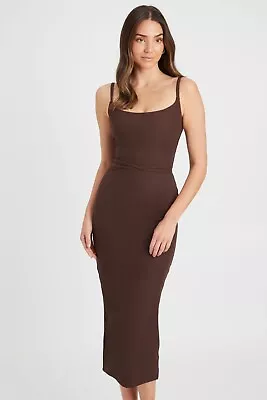 Kookai Hansen Midi Dress Brown Size 0 • $50