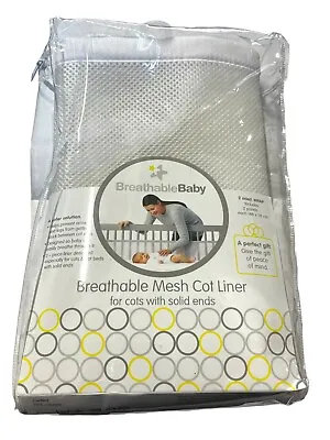 BreathableBaby - Breathable Mesh Cot Liner - Only One - Not 2 In Pack • £14.99