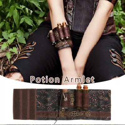 Halloween Armlet Medieval Accessory Armband  Larp Steampunk Gothic Bottle Holder • $19.99